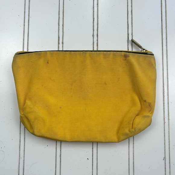 Christian Dior Vintage Yellow Pouch with CD Monogram - Picture 3 of 8